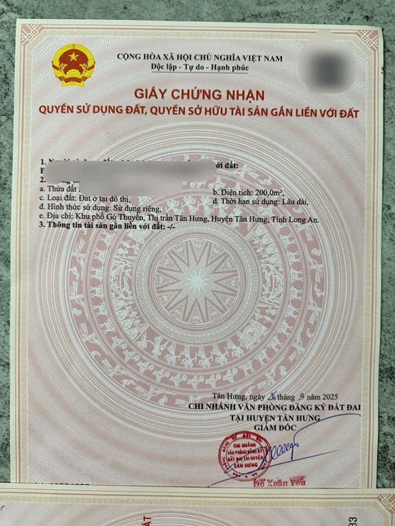 Chính Chủ Bán Căn Nhà Vị Trí Đắc Địa Có Sẵn 7 Phòng Cho Thuê – Trục Đường Lớn Tt Tân Hưng, Long An