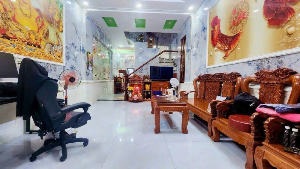 Chính Chủ Bán Nhà Mặt Tiền Trước Sau Đường Số 6, Bình Tân - 4 Tầng, 4Pn, Sổ Hoàn Công, Giá 6,3 Tỷ