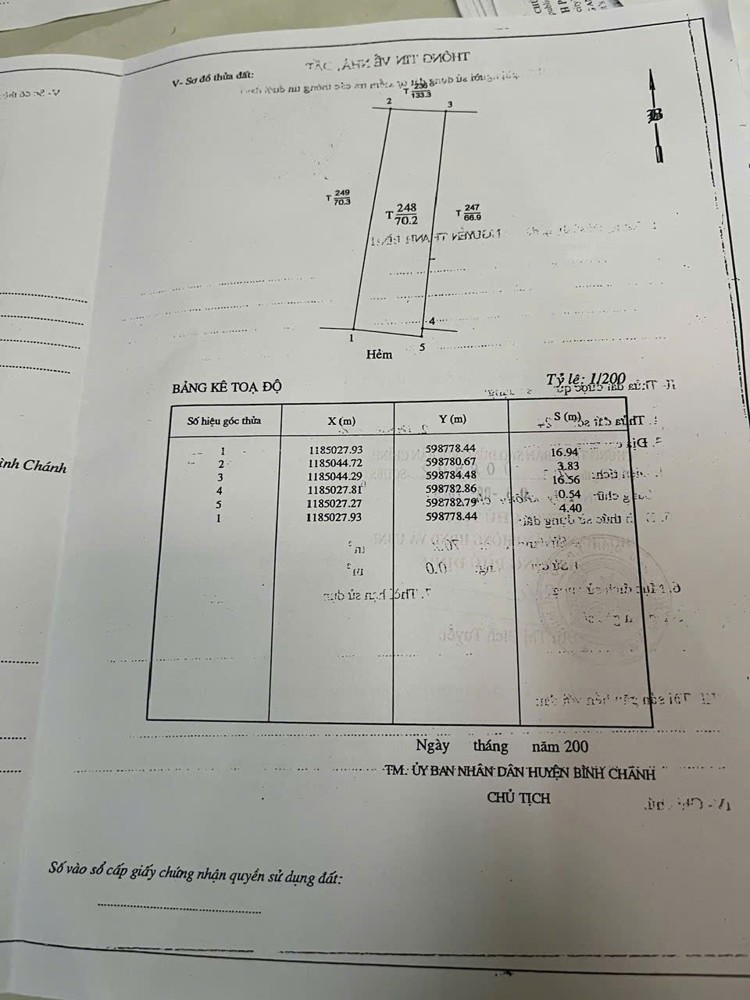 Nhà Chính Chủ - Giá Tốt - Cần Bán Tại Xã Bình Hưng, Bình Chánh, Hồ Chí Minh