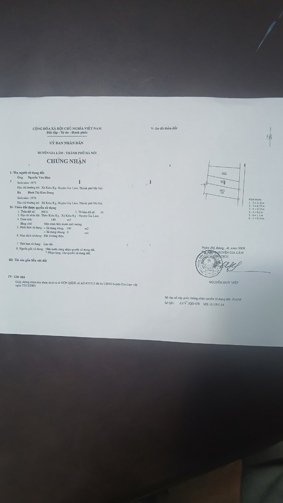 Nhà Đẹp- Giá Tốt Chính Chủ Bán Nhanh Căn Nhà Tại Xã Gia Lâm, Tp Hà Nội
