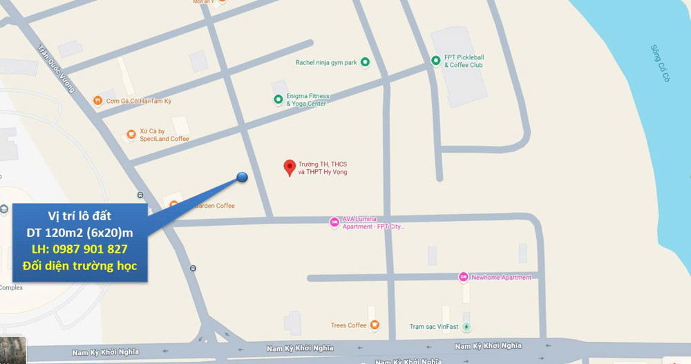 Bán Đất Fpt - Đối Diện Tường Th, Thcs Và Thpt Hy Vọng