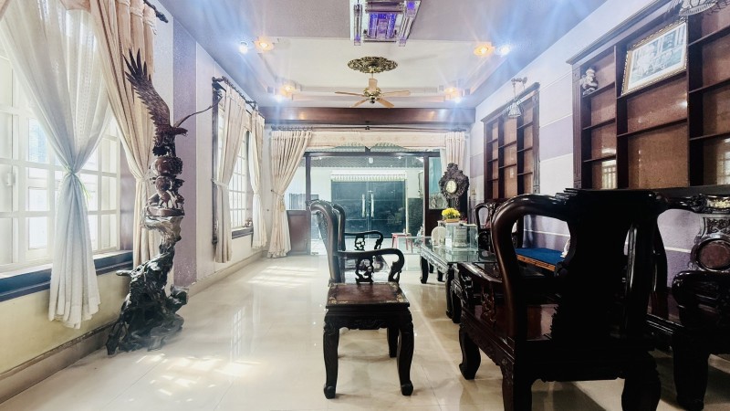 Bán Nhà Lô Góc 2 Mt Hẻm 496 Dương Quảng Hàm. 6X19m, 5 Tầng - Thang Máy, 6Pn, 22,5 Ty