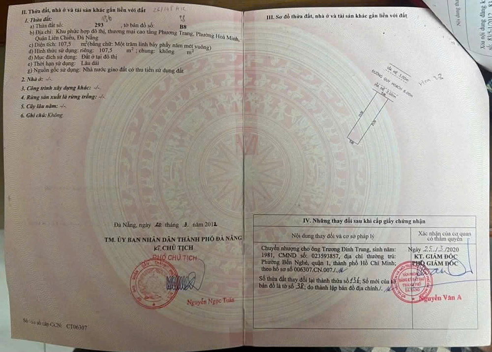 Bán Đất Mặt Tiền Đường Hoà Minh 28 – Thông Hồ Tùng Mậu