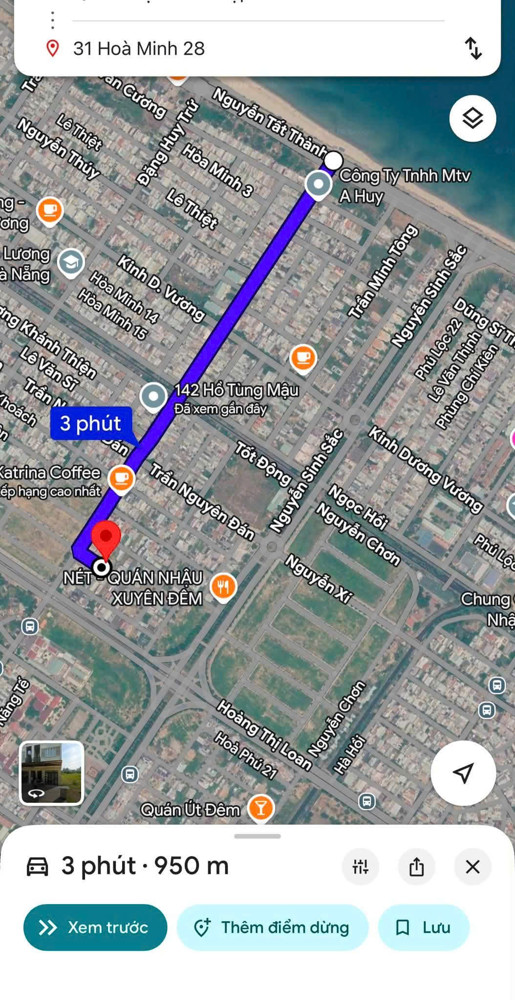 Bán Đất Mặt Tiền Đường Hoà Minh 28 – Thông Hồ Tùng Mậu