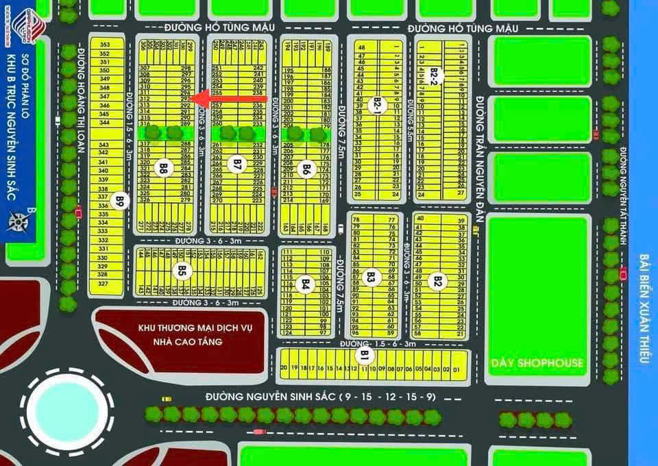 Bán Đất Mặt Tiền Đường Hoà Minh 28 – Thông Hồ Tùng Mậu