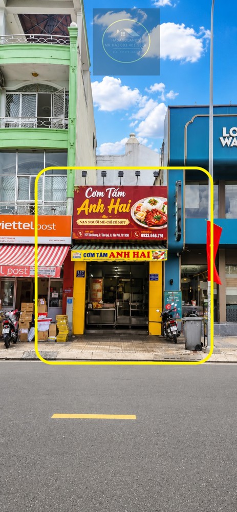 Cho Thuê Nhà Mặt Tiền Tân Sơn Nhì 80M², 20Triệu-Gần Chung Cư, Ngã Tư - Khu Ăn Uống, Dịch Vụ