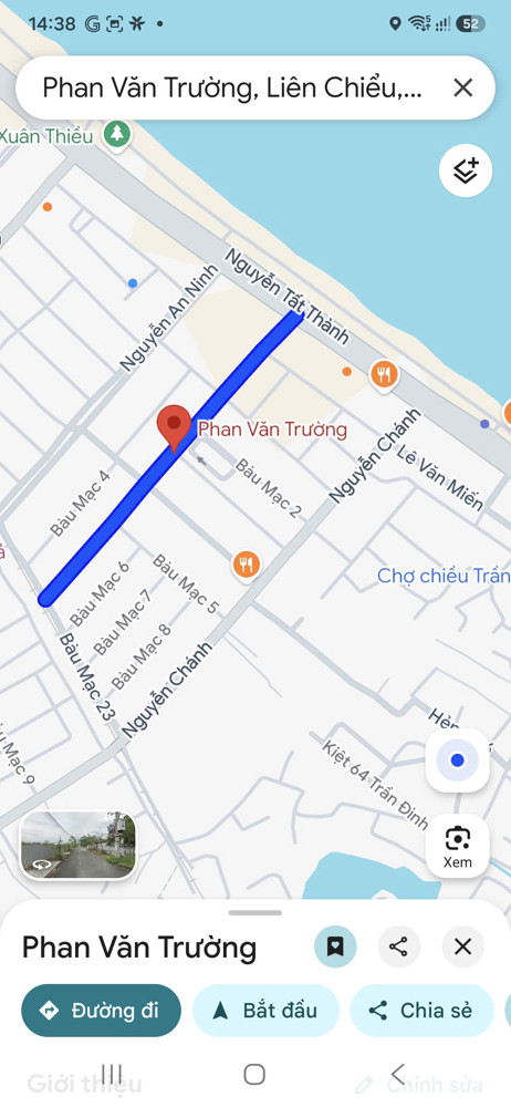 Bán Đất Đường Phan Văn Trường - Trục Thông Biển