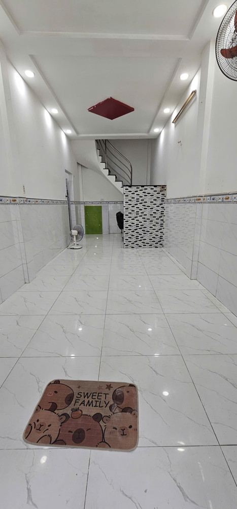 Bán Nhà Mới Ngang 3 Dài 9 Nở Ngang 5M Đúc Bt Cỏ 3 Đq4 Sát Mặt Tiền