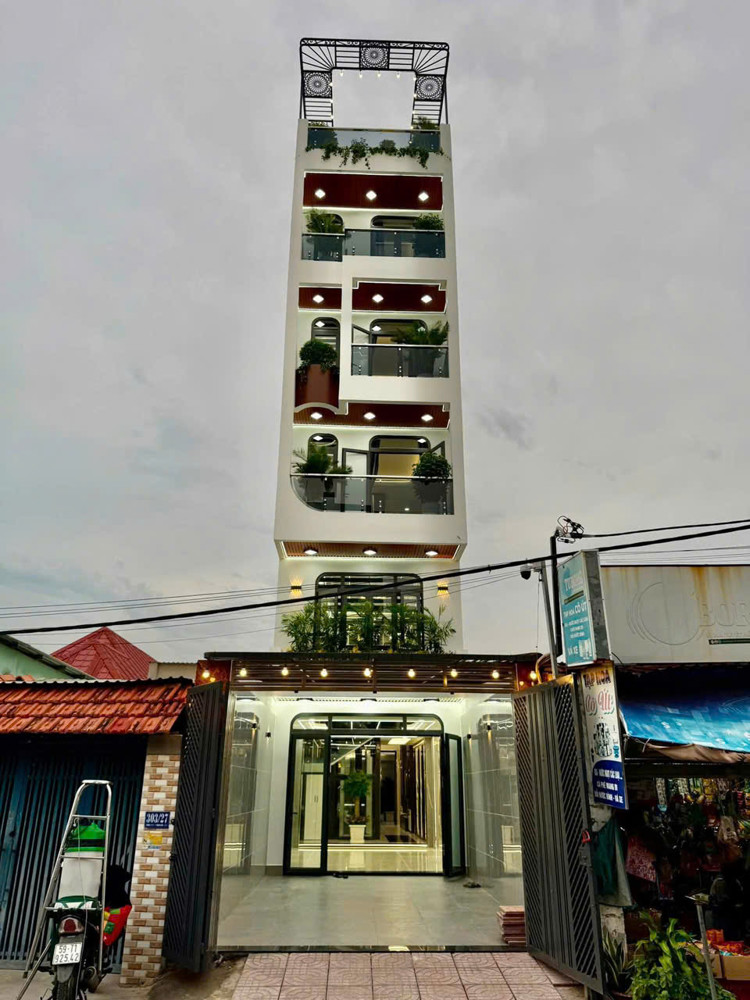 Bán Nhà Mt Đường Số 22 Thới An, Q12 - 6 Tầng Có Thang Máy - Giá 9,6 Tỷ Tl