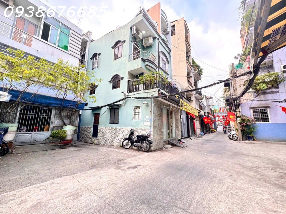 Hiếm- Bán Nhà 3 Tầng Mặt Tiền Hẻm Xe Tải Đ.hai Bà Trưng, Quận 3- Ngay Chợ Tân Định- Dt 64M2- Chỉ