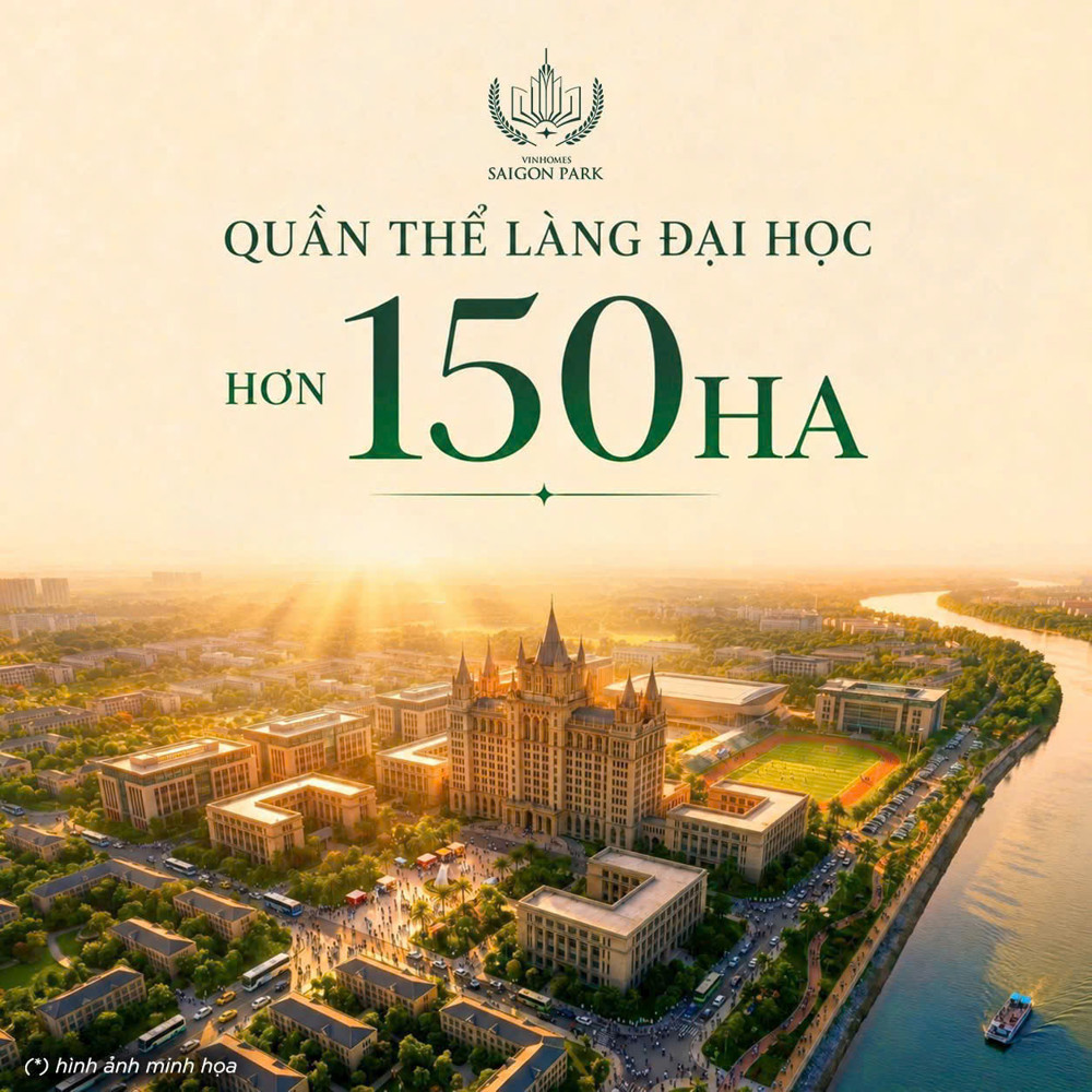 Chỉ Từ 1,6 Tỷ – Tận Hưởng Trọn Vẹn Đại Đô Thị 1.080 Hecta Vinhomes Saigon Park (Vinhomes Hóc Môn)