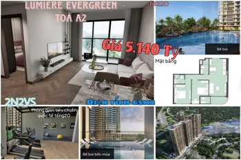 Bán Căn Hộ 3PN Lumiere Evergreen Vinsmart City - Giá Từ 90Tr/m²