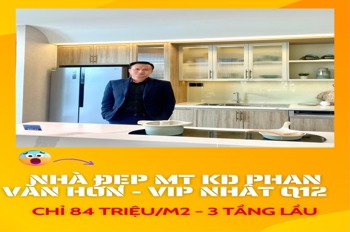 Mặt Tiền Kinh Doanh Phan Văn Hớn - 4 Nở Hậu 7x27, 3 Tầng - Giá 88 Triệu/m2