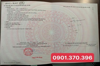 Bán 2 Sổ Đất Vị Trí Đắc Địa Chơn Thành Bình Phước - Giá 890 Triệu/Sổ