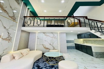 Cần Bán Gấp Nhà Full Nội Thất 1 Trệt 1 Lầu 1 Lửng, Phú Nam, Hocmon - 495tr