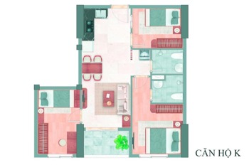 Căn Góc 2PN View Đẹp Landmark81, Bình Dương - Chiết Khấu Cao