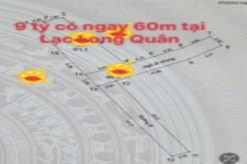 Bán Đất Lạc Long Quân, Tây Hồ: 60m2, 9 Tỷ - View Đẹp, Pháp Lý Đầy Đủ