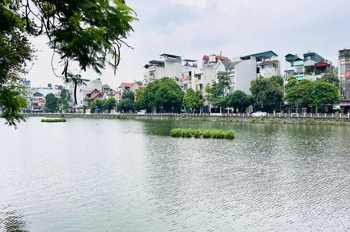 bán nhà lô góc mặt phố Long Biên, 100m x 7 tầng, mặt tiền 5.8m, view hồ, ôtô tránh, kinh doanh