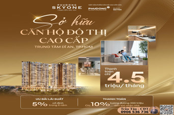 Với Chỉ 200 TRIỆU Sở Hữu SKYONE – Thanh Toán Chỉ 4tr5/tháng – Cơ Hội Đầu Tư Hiếm Có