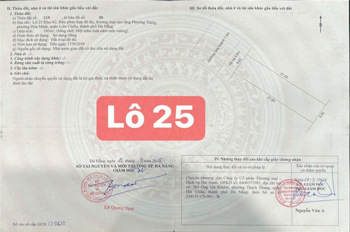 Chào bán Cặp đất ĐẤT ĐẸP -lên nhà số 115-117 TRẦN MINH TÔNG (A2 PHƯƠNG TRANG) Thông biển