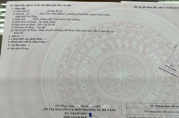 Bán nhà đường Hòa Minh 5 – Cách biển 1 phú đi bộ