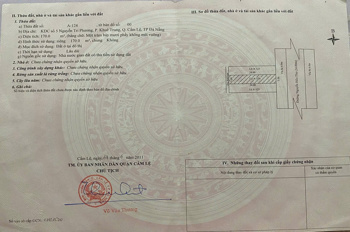 CHÍNH CHỦ CẦN BÁN LÔ ĐẤT TẠI PHƯỜNG HÒA CƯỜNG BẮC – QUẬN HẢI CHÂU – ĐÀ NẴNG