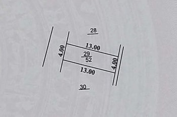 CẦN BÁN GẤP MẢNH ĐẤT TT-75 LAI XÁ _ HOÀI ĐỨC _ HÀ NỘI. ĐƯỜNG TRƯỚC NHÀ 6M HÌNH BÀN CỜ, THÔNG TỨ