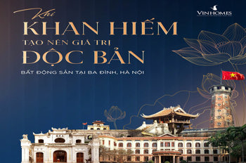 Mở bán VINHOMES Giảng võ, dự án VIP nhất Hà Nội