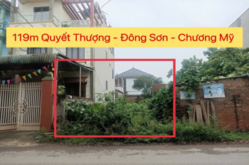 CHÍNH CHỦ CẦN BÁN LÔ ĐẤT 119M TẠI ĐÔNG SƠN-CHƯƠNG MỸ-HÀ NỘI