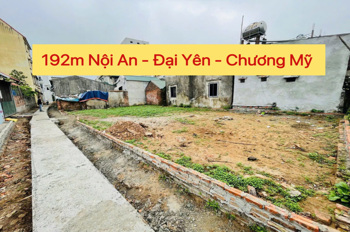 CHÍNH CHỦ CẦN BÁN LÔ ĐẤT 192M TẠI ĐẠI YÊN-CHƯƠNG MỸ-HÀ NỘI
TÁCH ĐƯỢC 2 LÔ