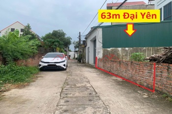CHÍNH CHỦ CẦN BÁN LÔ ĐẤT 63M TẠI ĐẠI YÊN-CHƯƠNG MỸ-HÀ NÔI