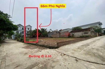 CHÍNH CHỦ BÁN LÔ ĐẤT ĐẸP 66M TẠI PHÚ NGHĨA-CHƯƠNG MỸ-HÀ NỘI