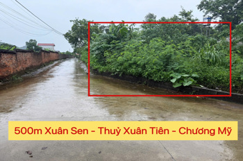 CHÍNH CHỦ BÁN LÔ ĐẤT TO SIÊU ĐẸP 500M TẠI THỦY XUÂN TIÊN-CHƯƠNG MỸ-HÀ NỘI
