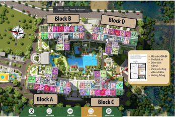 Bán căn hộ Elysian 1PN 43M GIÁ GD1 TẦNG 5&6 GIÁ TỐT NHẤT THỊ TRƯỜNG VIEW NỘI KHU