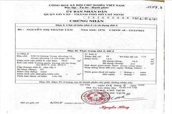 Bán nhà Gò Vấp giá tốt - 3.7 tỷ, 2PN, Pháp lý đầy đủ