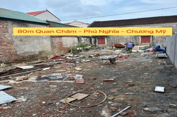 HÀNG FO 80M TẠI QUAN CHÂM-PHÚ NGHĨA-CHƯƠNG MỸ-HÀ NỘI CÁCH KHU CÔNG NGHIỆP PHÚ NGHĨA CHỈ 300M