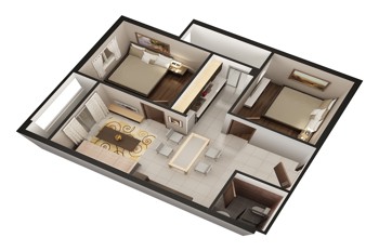 Bán căn hộ 2PN, Giá 950tr bao hết thuế phí sổ tại HQC Plaza, Hoàng Quân, Bình Chánh. Lh 0986647779