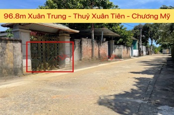 ĐẸP MÊ HỒN VỚI LÔ ĐẤT 96,8M TẠI THỦY XUÂN TIÊN-CHƯƠNG MỸ-HÀ NỘI