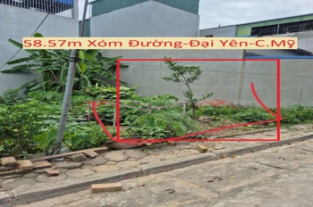 CHÍNH CHỦ BÁN LÔ ĐẤT SÁT NGAY KHU ĐẤU GIÁ 58,57M TẠI ĐẠI YÊN-CHƯƠNG MỸ-HÀ NỘI