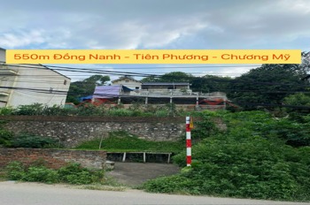 HÀNG FO CHÍNH CHỦ BÁN LÔ ĐẤT 550M GIÁP NGAY MẶT ĐƯỜNG TỈNH LỘ 419 TẠI TIÊN PHƯƠNG-CHƯƠNG MỸ-HÀ NỘI