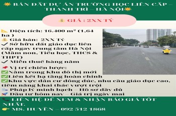 Bán Đất Dự Án Trường Học Liên Cấp Thanh Trì, Hà Nội - Đầu Tư Sinh Lời
