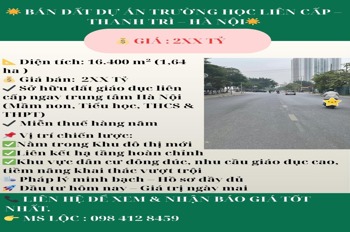 Bán Đất Dự Án Trường Học Liên Cấp Thanh Trì, Hà Nội - Giá Tốt