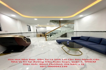 Hot Hot Nhà Đẹp- Đầu Tư Là Sinh Lời Cần Bán Nhanh Căn Nhà Vị Trí Tại Quận 7, TPHCM