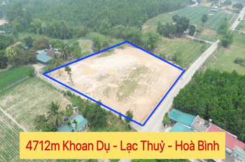 BÁN LÔ ĐẤT 4712M TẠI LẠC THUỶ-HÒA BÌNH