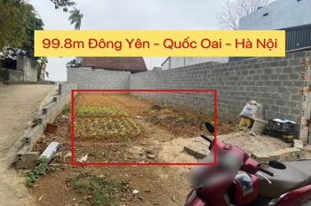 SIÊU PHẨM TRỤC CHÍNH KINH DOANH 99,8M TẠI ĐÔNG YÊN-QUỐC OAI-HÀ NỘI