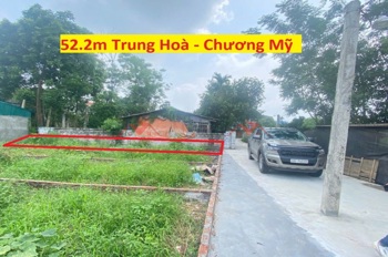 SÓT LẠI LÔ ĐẤT RẺ NHẤT 52,5M TẠI TRUNG HÒA-CHƯƠNG MỸ-HÀ NỘI
