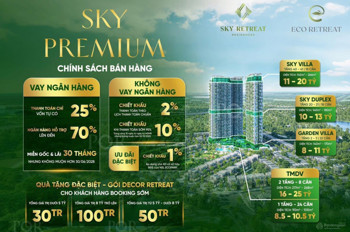 Căn hộ Ecopark Long An, Eco Retreat duplex 3,5 tỷ 60m2, căn hộ thông tầng Sky Premium, Garden Villa