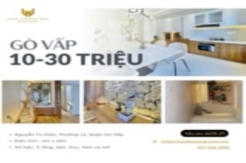 Cho Thuê Nhà Gò Vấp Full Nội Thất: Giá Từ 10-30 Triệu - 2-4 Phòng Ngủ