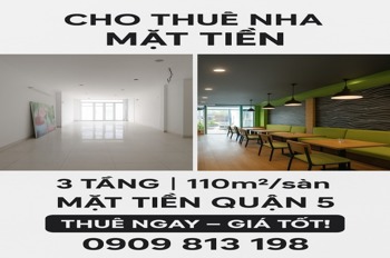 Cho Thuê Mặt Tiền Kinh Doanh Quận 5 - Vị Trí Đắc Địa, Giá Tốt