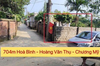 CHÍNH CHỦ BÁN LÔ ĐẤT ĐẸP 704M TẠI HOÀNG VĂN THỤ-CHƯƠNG MỸ-HÀ NỘI